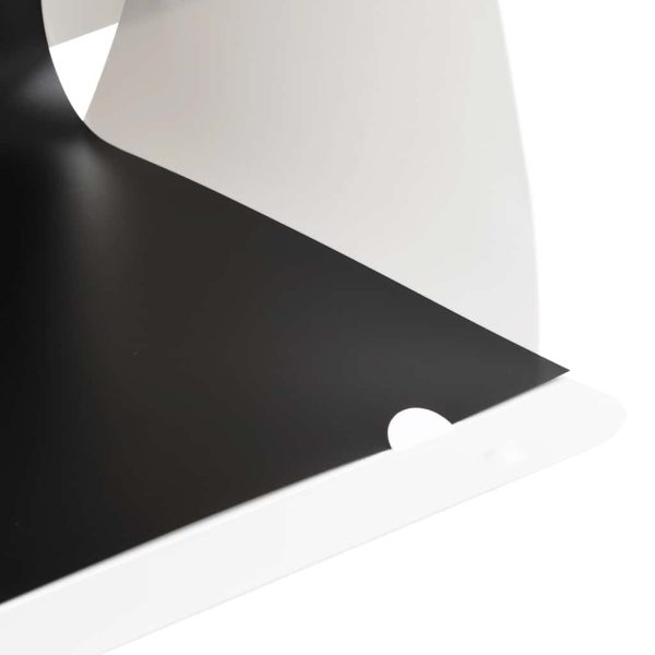 Caixa luz LED dobrável estúdio foto. 40x34x37cm plástico branco - Image 4