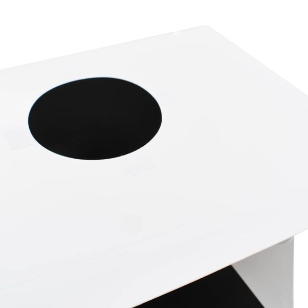 Caixa luz LED dobrável estúdio foto. 40x34x37cm plástico branco - Image 5