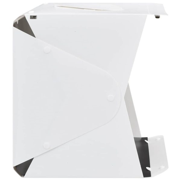 Caixa luz LED dobrável estúdio foto. 40x34x37cm plástico branco - Image 7