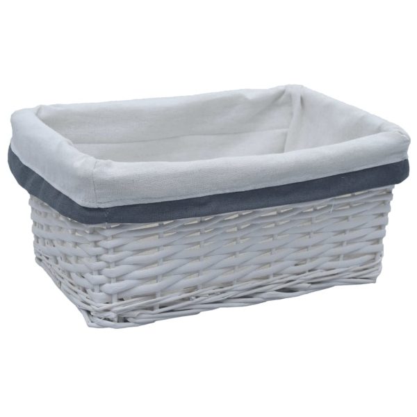 3 pcs conjunto de cestos de encastrar salgueiro branco - Image 4