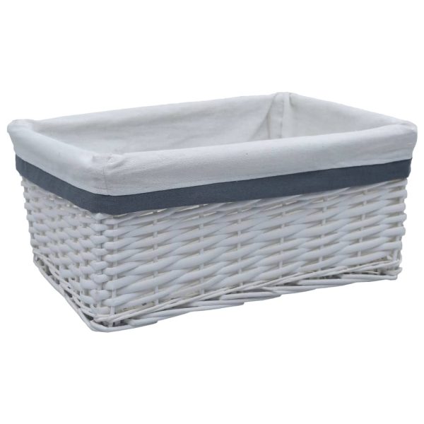 3 pcs conjunto de cestos de encastrar salgueiro branco - Image 6