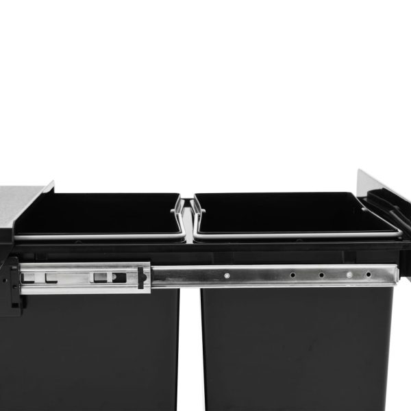 Balde do lixo de encastre no armário cozinha fecho suave 36 L - Image 6