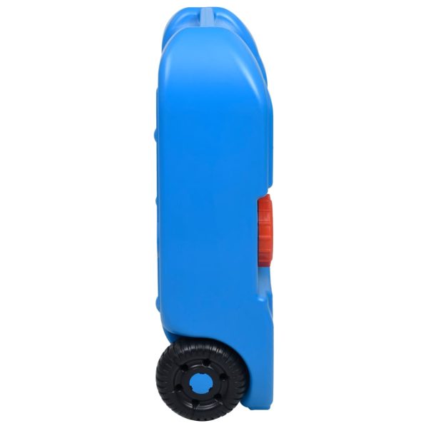 Tanque de água com rodas para campismo 40 L azul - Image 3