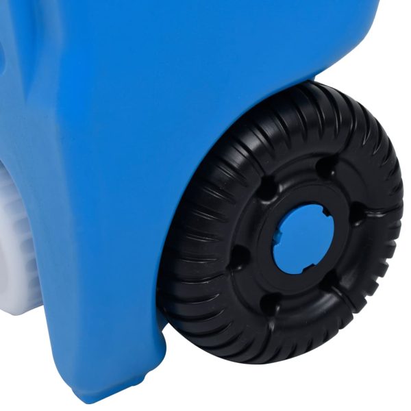 Tanque de água com rodas para campismo 40 L azul - Image 6
