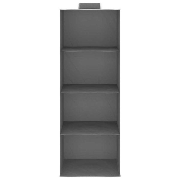 Arrumação suspensa para armário 4 compartimentos 2 pcs tecido - Image 4