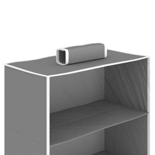 Arrumação suspensa para armário 6 compartimentos 2 pcs tecido - Image 7