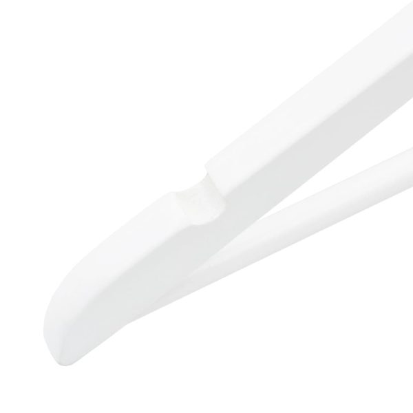 50 pcs conjunto de cabides antiderrapantes madeira branco - Image 6