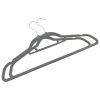 50 pcs conjunto de cabides antiderrapantes veludo cinzento - Image 4