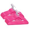 50 pcs conjunto de cabides antiderrapantes veludo rosa - Image 2