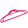 50 pcs conjunto de cabides antiderrapantes veludo rosa - Image 4