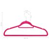 50 pcs conjunto de cabides antiderrapantes veludo rosa - Image 7