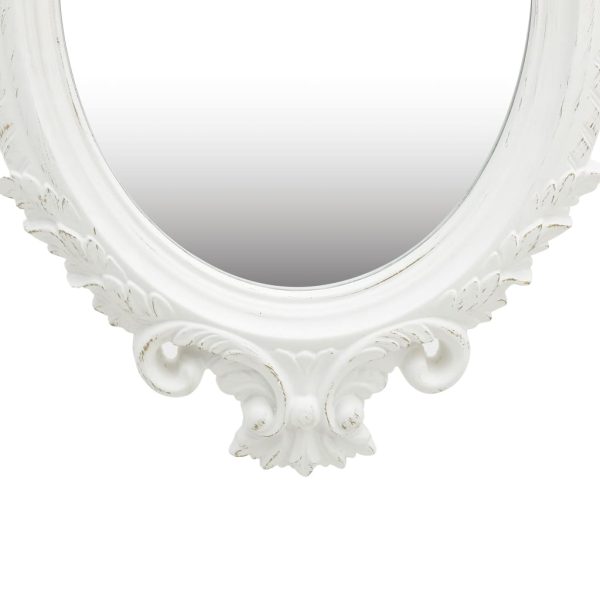 Espelho de parede estilo castelo 56x76 cm branco - Image 3