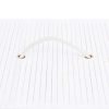 Cesto para roupa suja c/ 2 secções 100 L bambu branco - Image 6