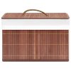 Caixas de arrumação 4 pcs bambu castanho - Image 6