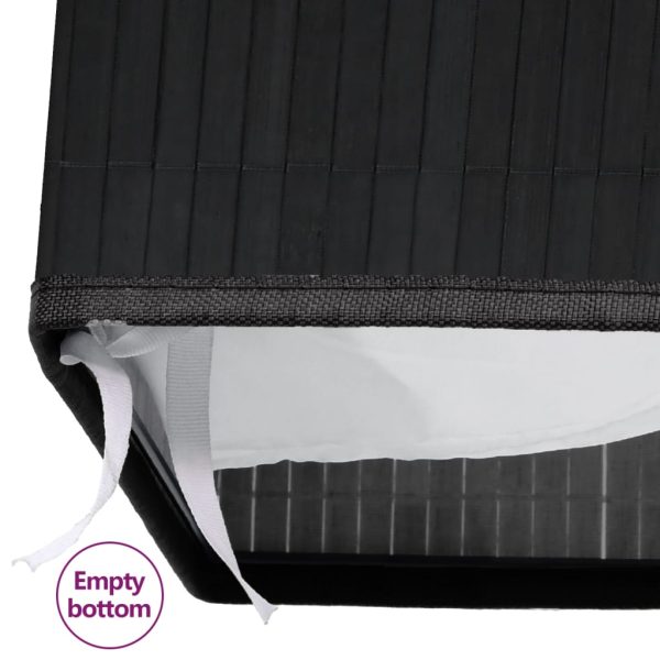 Caixas de arrumação 4 pcs bambu preto - Image 9