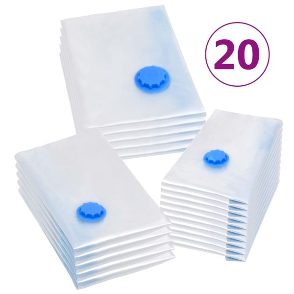 Sacos para arrumação de roupas a vácuo 3 tamanhos 20 pcs - Image 2