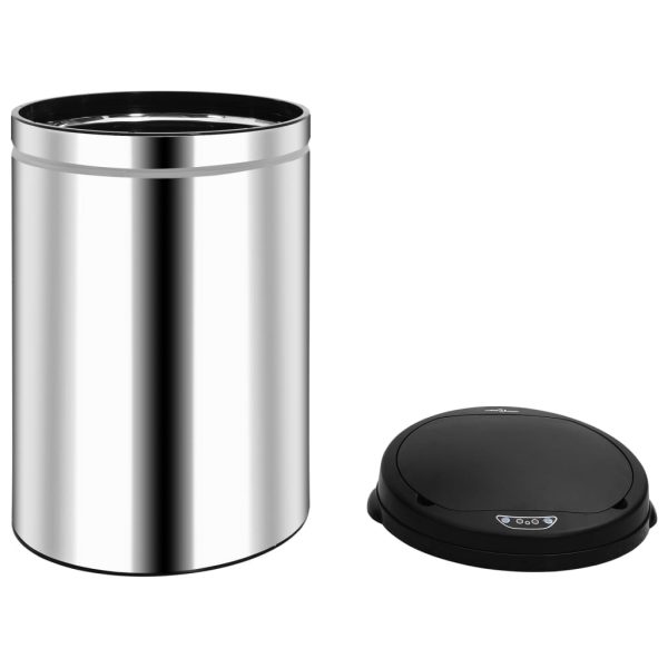 Caixote do lixo com sensor automático 30 L aço inoxidável - Image 4
