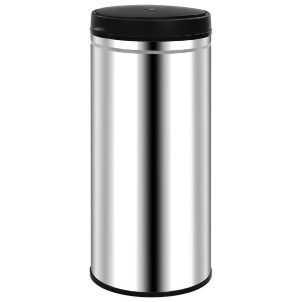Caixote do lixo com sensor automático 80 L aço inoxidável - Image 2