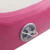 Colchão de ginástica insuflável c/ bomba 600x100x15 cm PVC rosa - Image 7