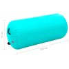 Rolo de ginástica/yoga insuflável com bomba 120x75 cm PVC verde - Image 11