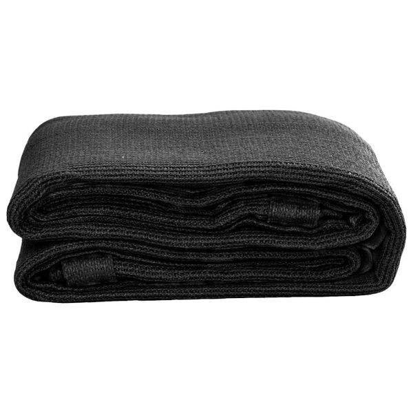 Tapete de campismo para tenda PEAD 400x400 cm preto - Image 2