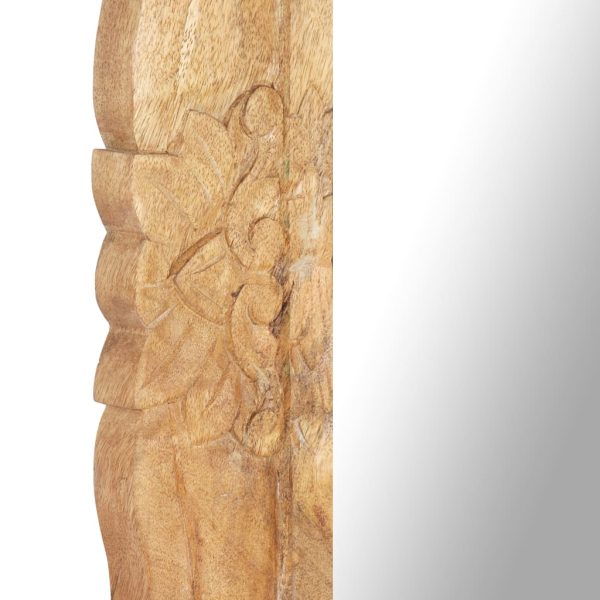Espelho 110x50 cm madeira de mangueira maciça - Image 5