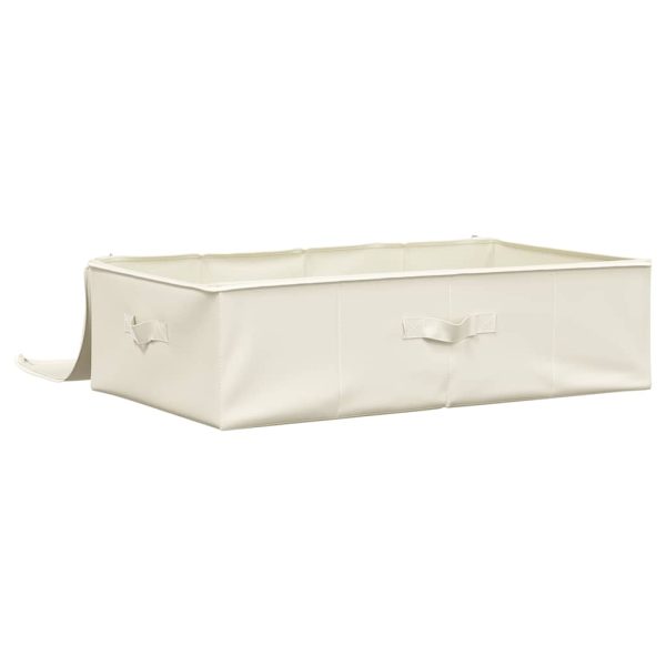 Caixa de arrumação tecido 70x40x18 cm cor creme - Image 6