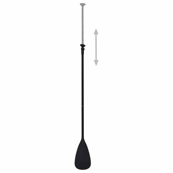Conjunto prancha de paddle SUP insuflável 300x76x10 cm preto - Image 10