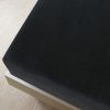 Lençol ajustável 140x200 cm algodão jersey preto - Image 3