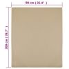 Lençóis ajustáveis 2 pcs algodão jersey cinza-acastanhado - Image 4