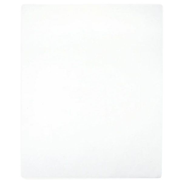 Lençol ajustável 90x200 cm algodão jersey branco