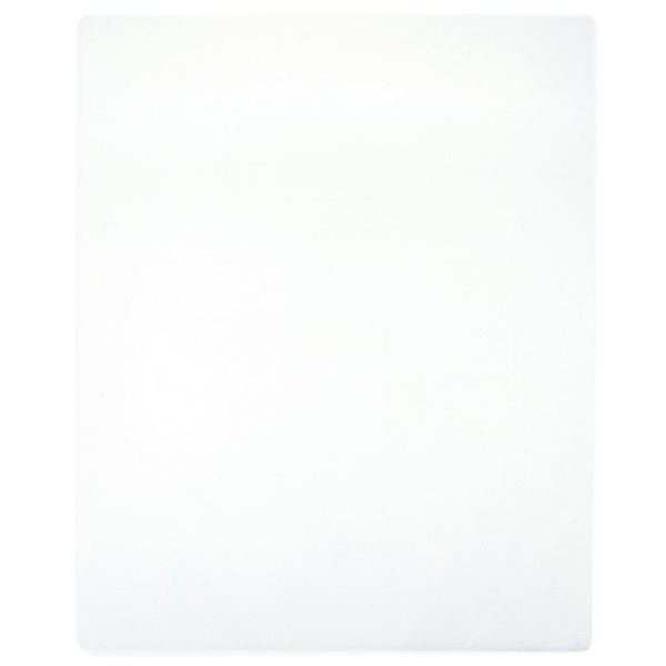 Lençol ajustável 100x200 cm algodão jersey branco