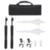 Kit de estúdio fotográfico com conjunto de iluminação e fundo - Image 7