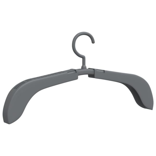 Cabides extensíveis 10 pcs cinzento - Image 2