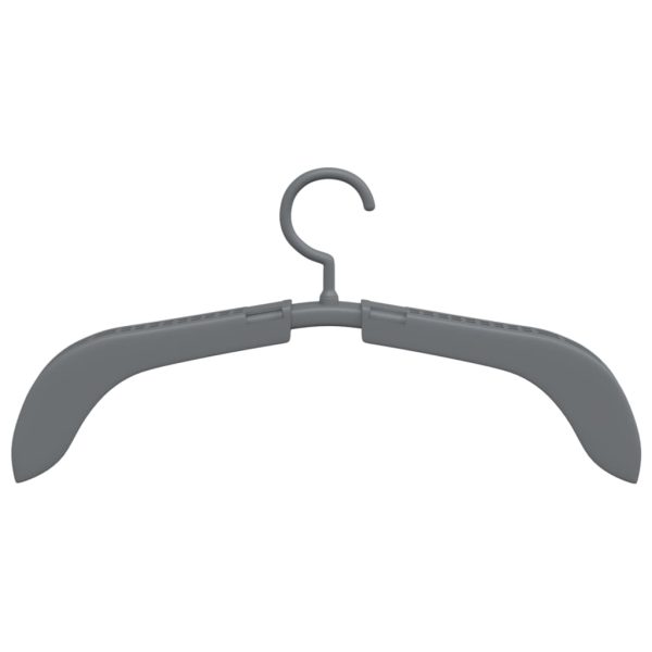 Cabides extensíveis 10 pcs cinzento - Image 3