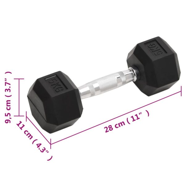Halteres 2 pcs 10 kg ferro fundido - Image 8