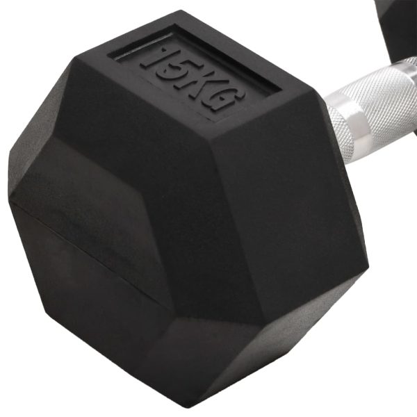 Halteres 2 pcs 30 kg ferro fundido - Image 6