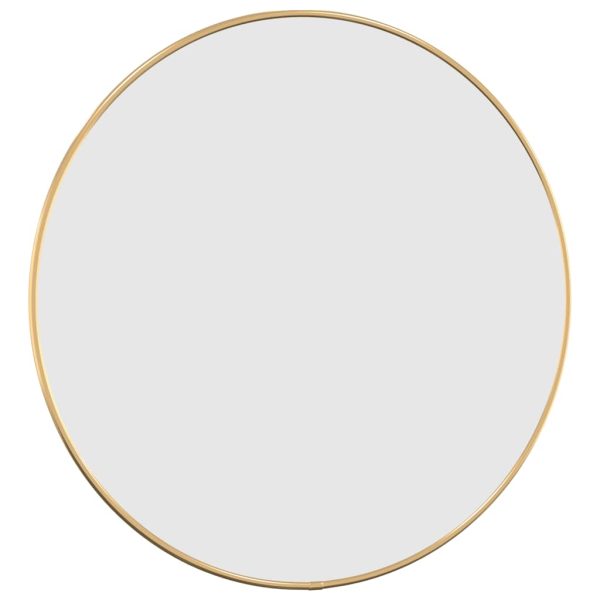 Espelho de parede redondo Ø 50 cm dourado - Image 2