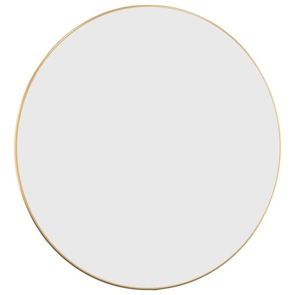 Espelho de parede redondo Ø 60 cm dourado - Image 2