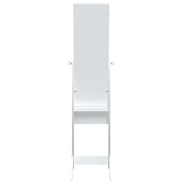 Espelho de pé com luzes LED 34x37x146 cm branco - Image 10