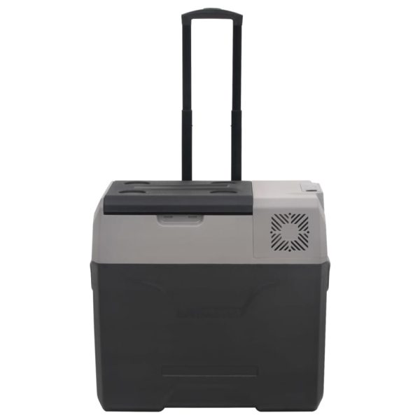 Mala térmica c/ rodas e pega 30 L polipropileno preto/cinzento - Image 3