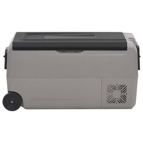Mala térmica c/ rodas e pega 36 L PP e PE preto/cinzento - Image 3