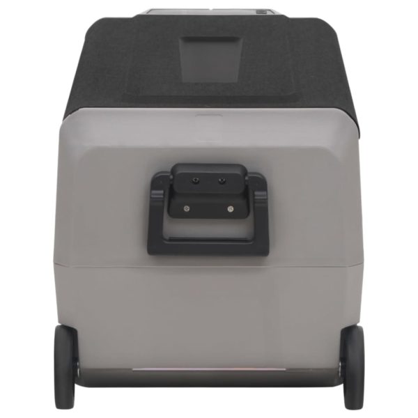 Mala térmica c/ rodas e pega 36 L PP e PE preto/cinzento - Image 4
