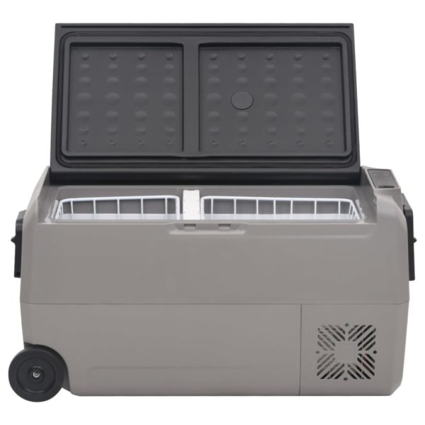 Mala térmica c/ rodas e pega 36 L PP e PE preto/cinzento - Image 6