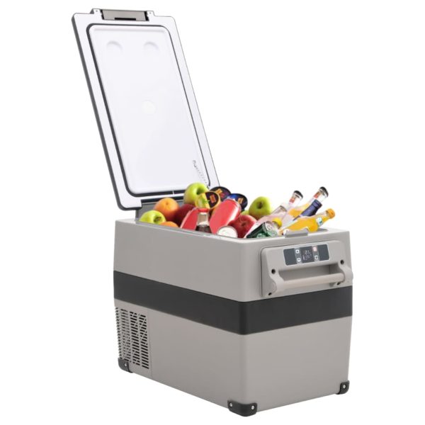 Mala térmica com pega 55 L PP e PE preto e cinzento - Image 2