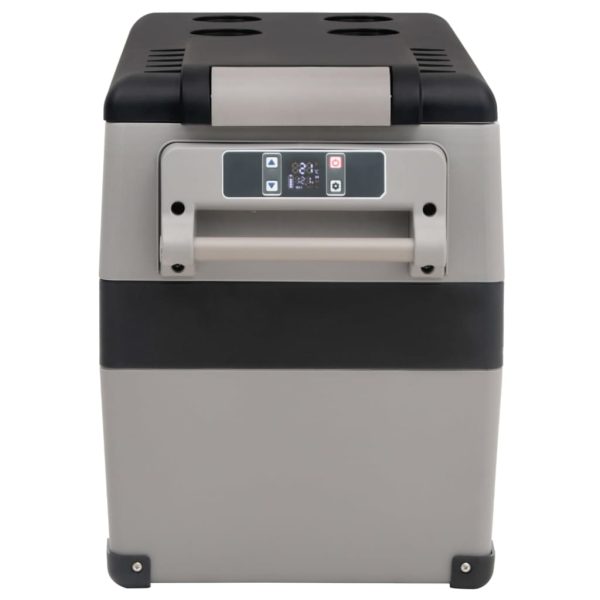 Mala térmica com pega 55 L PP e PE preto e cinzento - Image 3