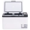 Mala térmica com pega e adaptador 18 L PP e PE preto/branco - Image 5