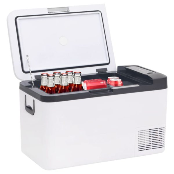 Mala térmica com pega e adaptador 25 L PP e PE preto/branco - Image 2