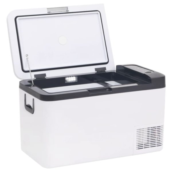 Mala térmica com pega e adaptador 25 L PP e PE preto/branco - Image 3