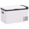 Mala térmica com pega e adaptador 25 L PP e PE preto/branco - Image 4